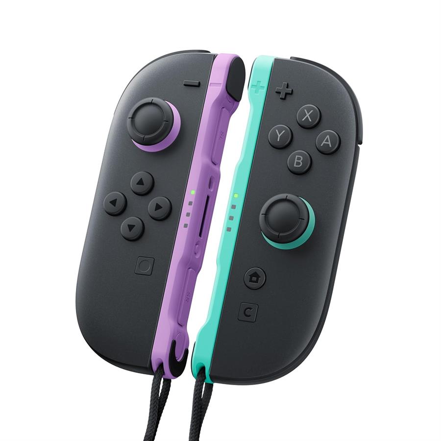 Joycon Nintendo Switch 2 Light Purple y Light Green