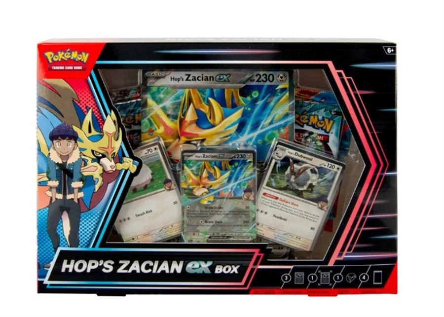 Pokemon TCG: Hops Zacian EX Box