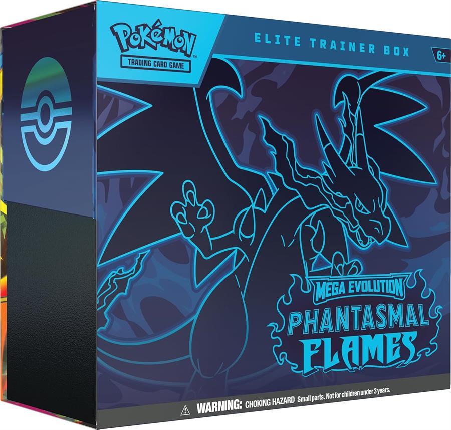 Pokemon TCG: Trainer box megaevolution llamarada fantasmales ESPAÑOL