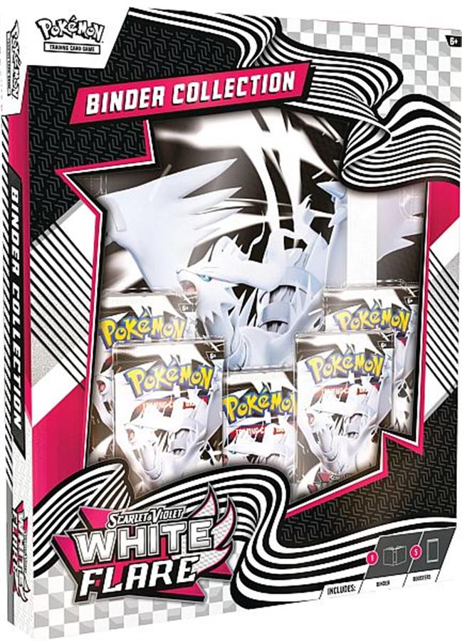 Pokémon TCG: - Escarlata y Púrpura Llama Blanca Carpeta Colección Español
